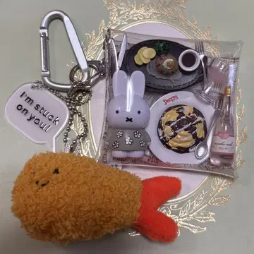 가챠 파우치 miffy 데니스 맛있는 밥을 패밀리 레스토랑에서
