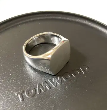 TOMWOOD 톰우드 쿠션 새틴 반지 실버 58 새상품