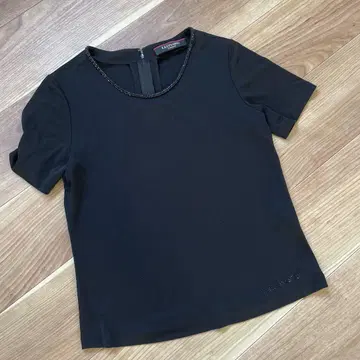 LEONARD 반팔 티셔츠 비즈 장식