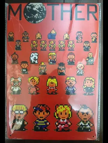 MOTHER 2 메탈 간판