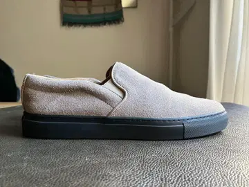 캐나다제 Viberg 바이버그 스웨이드 슬립온 베이지 UK8