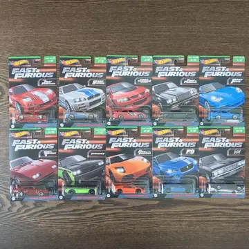 Hot Wheels Fast&Furious 미니카 10대 컴플리트 세트