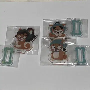 닌타마 동물 포즈 아크릴 스탠드 란타로 신베 젠포우지 이사쿠