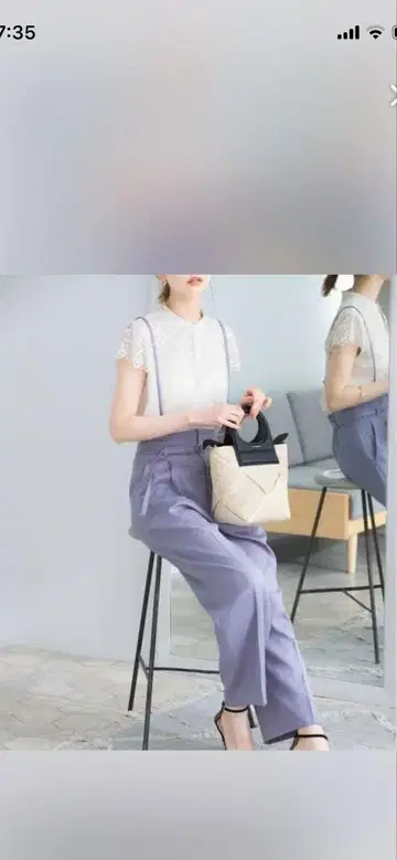 어반 리서치 로쏘 린넨 라이크 와이드 팬츠
