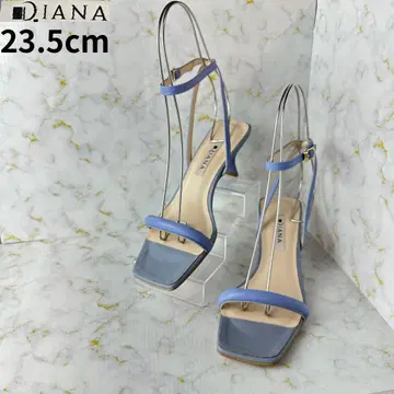 다이애나 거의 미사용 앵클 스트랩 샌들 아이스 블루 22.5cm