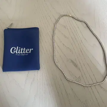 Glitter 골드 크리스탈 목걸이