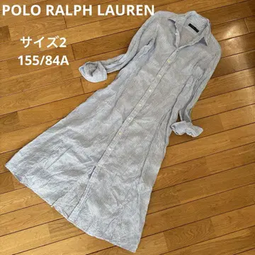 POLO RALPH LAUREN 린넨 롱 원피스 현행 맥시