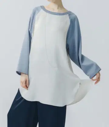 BEAMS JAPAN 새틴 빅 베이스볼 T셔츠