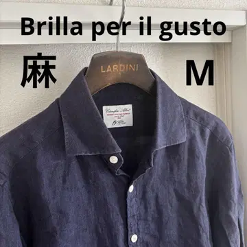 Brilla per il gusto 린넨 컷어웨이 셔츠 M