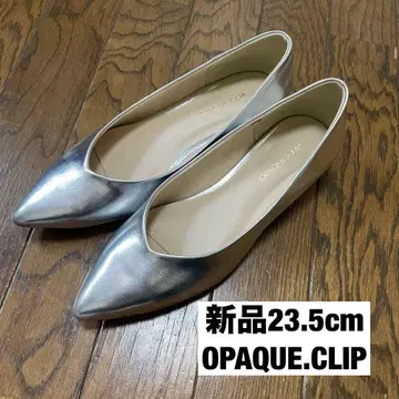 오페크 OPAQUE.CLIP 펌프스 실버 23.5cm
