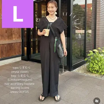 시마무라 laxdantia 셔링 살로펫 블랙 L 사이즈