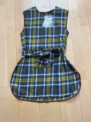 SHIPS 마드라스 체크 민소매 블라우스