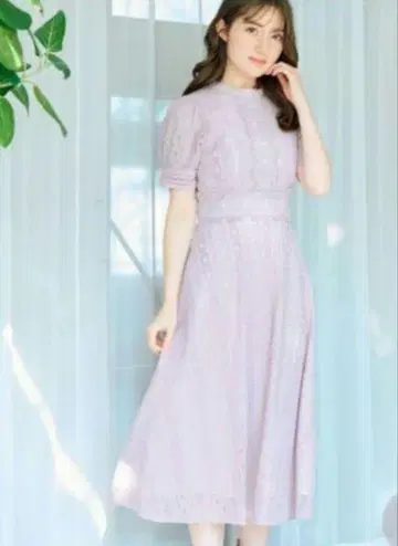 노엘라 레이스 원피스 핑크 M 사이즈