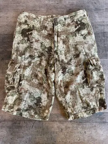 제너럴 리서치 코튼 메쉬 숏 카고 팬츠