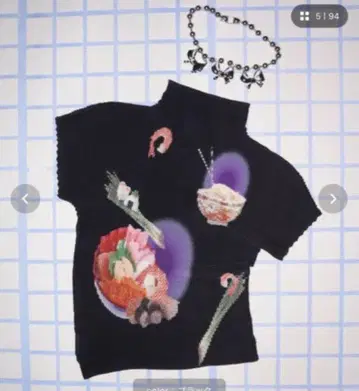 musubore pleated print tops 플리츠 프린트 상의