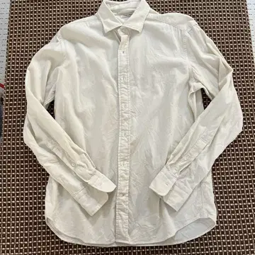 UNITED ARROWS 긴팔 셔츠 코듀로이 소재 화이트 화이트