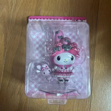 해피 복권 메로쿠로 피규어 마이멜로디와 봉제 인형