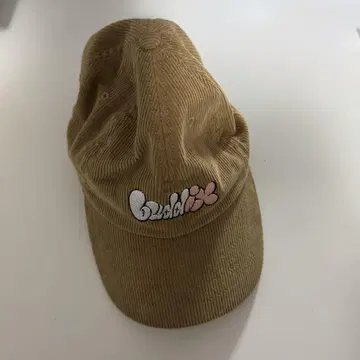 buddix 로고 코듀로이 캡 베이지
