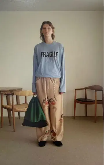 SUNSEA 방글라데시 귀 장식 리넨 배낭