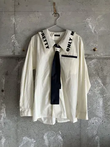 milkboy 세일러 카라 셔츠 스카프 밀크보이