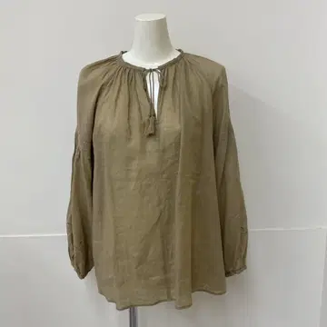 23구 린넨 긴팔 블라우스