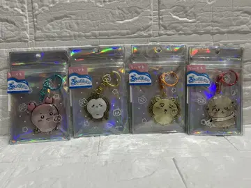 치이카와 (먼작귀) 푹신푹신 키링 4종 세트