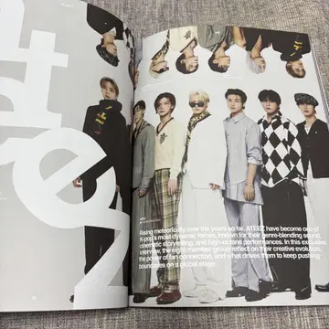 ATEEZ notion 잡지 키리누키 1
