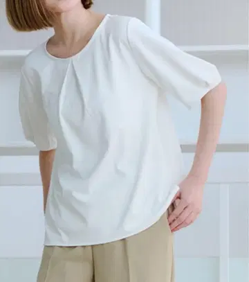 AOYAMA [시스루 방지 화이트, UV 차단] 시스루 방지 티셔츠