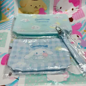 산리오 선택 파우치 & 스트랩 시나몬