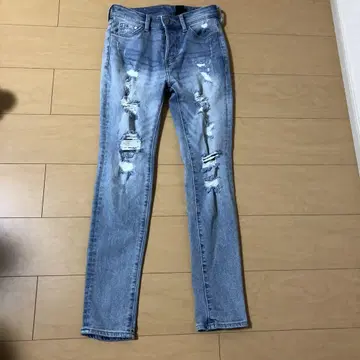 H&M 스트레치 데미지 데님 사이즈 27