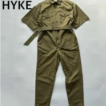 HYKE weather overall 올인원 S 사이즈 카키