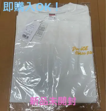 Da-iCE POPUP FJ 티셔츠 Photo yellow 사이즈 M