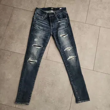 AZUL 아즈 스키니 데님 XS 데미지