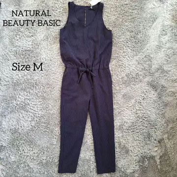 새상품급 NATURAL BEAUTY BASIC 스트라이프 올인원 M