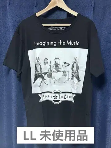 이매징 더 매직 티셔츠 미키 도날드 구피 칩 데일