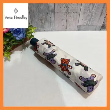 [새상품] Vera Bradley 베라 브래들리 우산 곰 패턴 화이트