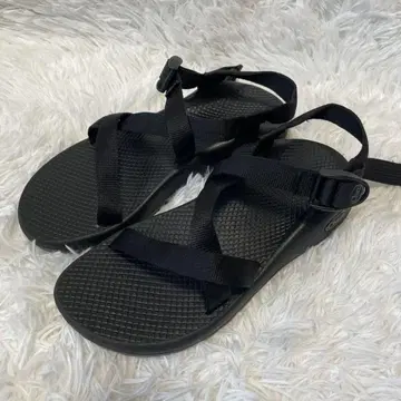 Chaco W8 25cm 샌들 블랙 스트랩 Z1