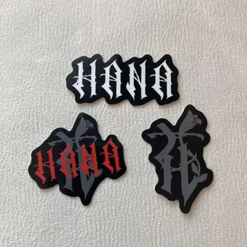 HANA 로고 스티커 3종 세트