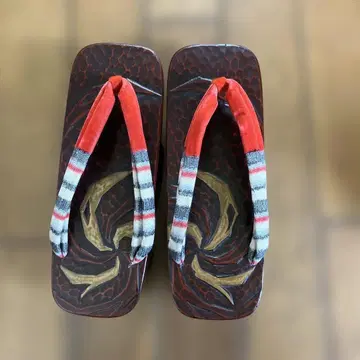 전통 가마쿠라 조각 일본 나막신 미사용 새상품