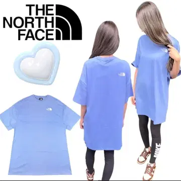 THE NORTH FACE 블루 튜닉 반팔 S~M 대응