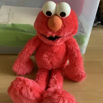 엘모 봉제 인형 빨간색 정크
