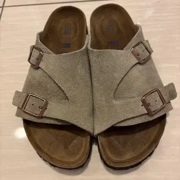 BIRKENSTOCK 스웨이드 더블 버클 샌들 38