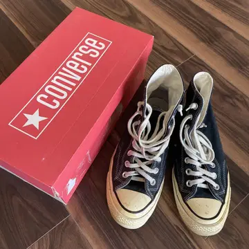 CONVERSE ALL STAR 블랙 하이컷 25cm