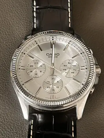 CASIO 쿼츠 손목시계 크로노그래프