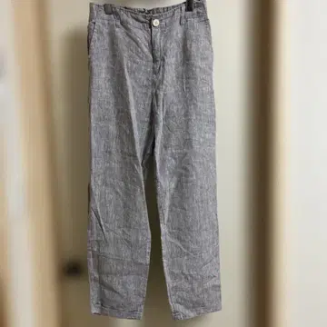무인양품 린넨 100% 스트레이트 팬츠