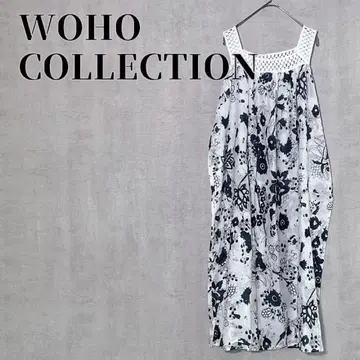 [택 포함 새상품] WOHO COLLECTION 코튼 드레스 모듬 프린트