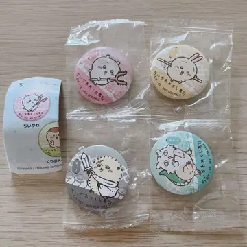 치이카와 쿠라스시 콜라보 캔뱃지 토끼 아노코 랏코