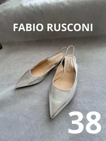 FABIO RUSCONI 실버 샌들