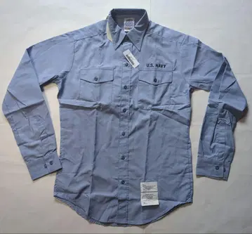MADE IN USA NAVY 샴브레이 셔츠 DEAD STOCK