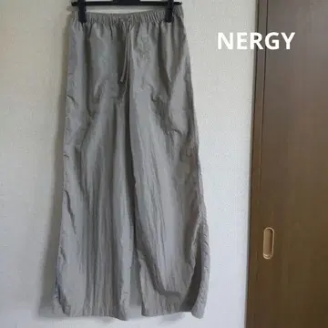 NERGY [ UV&발수 ] 나일론 개더 와이드 팬츠